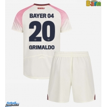 Bayer Leverkusen Alejandro Grimaldo #20 Bortedraktsett Barn 2025-26 Kortermet (+ Korte bukser)